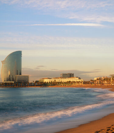 W Hotel am Strand von Barcelona