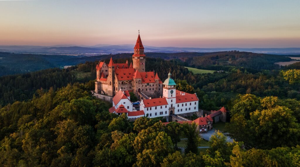 Vogelblick über Olmütz