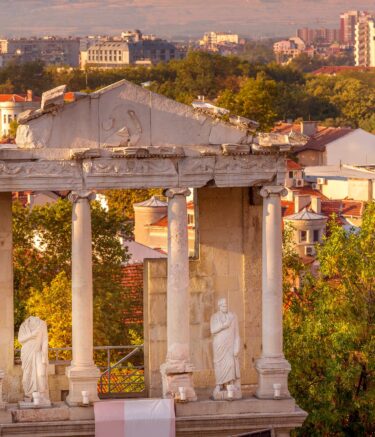 Fragment des antiken römischen Amphitheaters