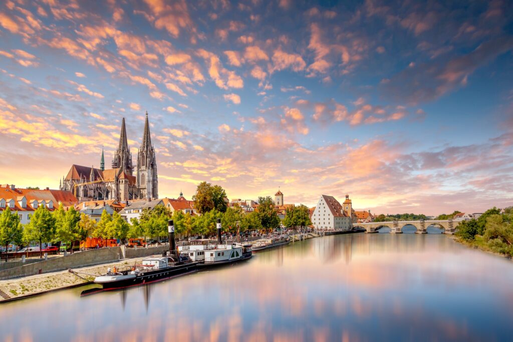 Regensburg am Donauufer