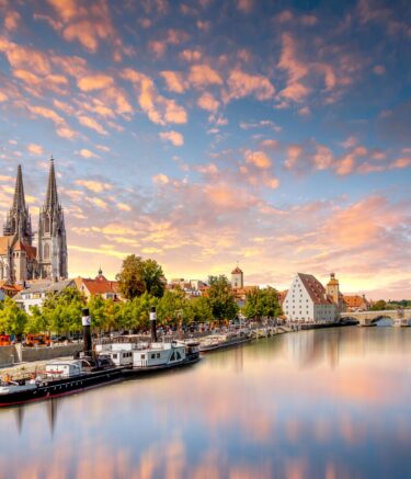 Regensburg am Donauufer