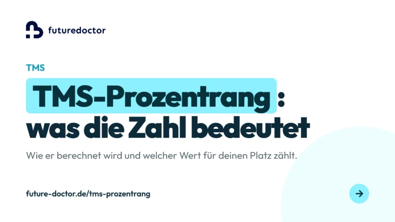 TMS Prozentrang: Bedeutung, Berechnung und was für den Studienplatz zählt