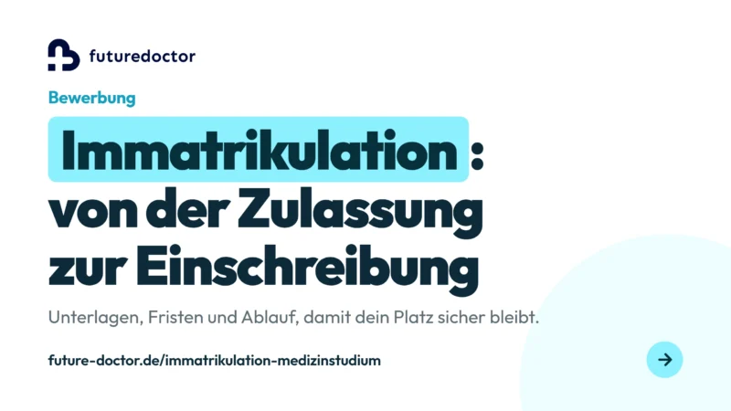 Immatrikulation nach der Zulassung: Unterlagen, Frist und Ablauf der Einschreibung