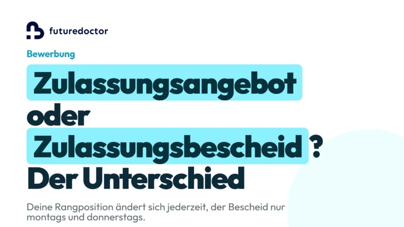 Zulassungsangebot vs. Zulassungsbescheid: der Unterschied bei hochschulstart erklärt