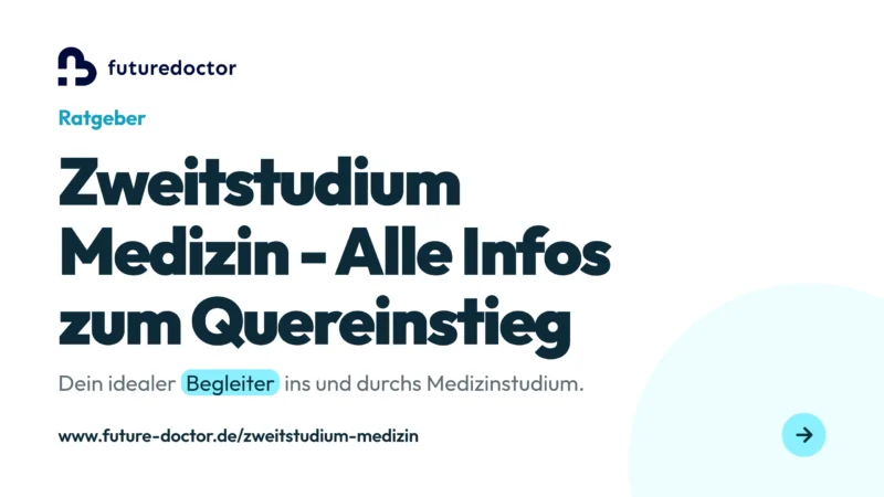 Medizin als Zweitstudium.