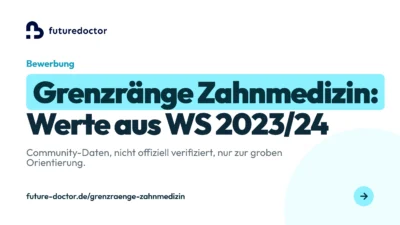 Grenzränge Zahnmedizin aus der Community für WS 2023/24, nicht offiziell verifiziert