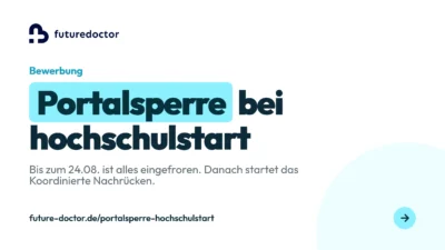 Portalsperre bei hochschulstart: Portal offline vom 22. bis 24.08.2026